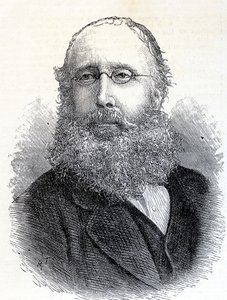 ويليام بروملي-دافنبورت (1821-1884) من أخبار لندن المصورة 28 يونيو 1884 بواسطة مدرسة اللغة الإنجليزية