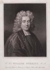 William Burkitt, English clergyman and writer (engraving) بواسطة مدرسة اللغة الإنجليزية
