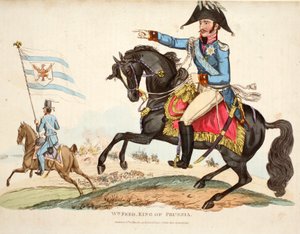 Wm فريد. ملك بروسيا ، حانة. بقلم ريتشارد إيفانز ، إنغر رومني ، توضيح من سرد تاريخي لمعركة واترلو بقلم ويليام مودفورد ، 1816 بواسطة مدرسة اللغة الإنجليزية
