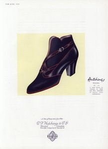 إعلان الأحذية النسائية ، 1930s بواسطة مدرسة اللغة الإنجليزية