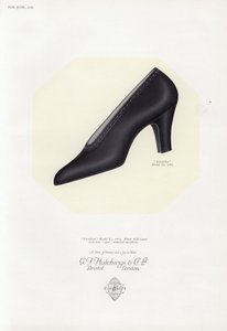 إعلان الأحذية النسائية ، 1930s بواسطة مدرسة اللغة الإنجليزية