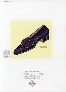 إعلان الأحذية النسائية ، 1930s بواسطة مدرسة اللغة الإنجليزية