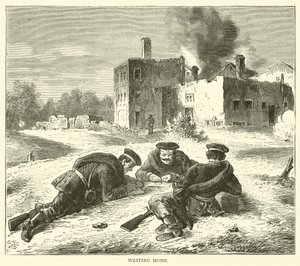 الكتابة إلى المنزل ، سبتمبر 1870 بواسطة مدرسة اللغة الإنجليزية