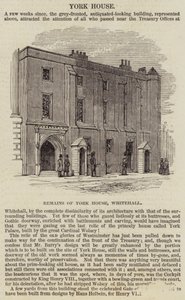 York House, Whitehall (engraving) بواسطة مدرسة اللغة الإنجليزية
