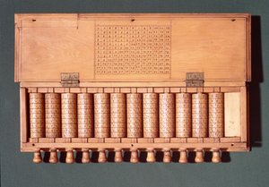 قضبان نابير ، 1671-1700 (خشب)