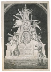 باتر باتريا ، ج. 1800 (نقش وخط نقش بالحفر على ورق منسوج) بواسطة اينوك ج. جريدلي