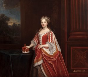 صورة الملكة كارولين فيلهيلمينا من براندنبورغ أنسباخ كأميرة ويلز ، 1720s