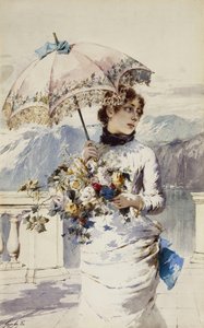 على الشرفة بواسطة إنريكو جامبا