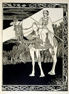 عنك قبل جموره (عمورة) ، من كتاب يهوذا الذي رسمه إفرايم موسى ليلين (1874-1925). يُعتبر ليليان والد الأيقونية الصهيونية ، التي تم إنشاؤها على طراز Jugendstil (الفن الألماني الحديث). رسم "يهوذا" (1900) ، كتاب ب