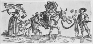 النمرة ("Frau Seltenfried") (نقش خشبي على ورق مصقول)