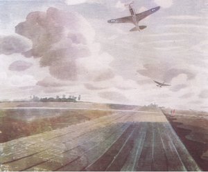 منظور المدرج ، 1941 ، من المغامرة البريطانية التي نشرها كولينز ، 1947 بواسطة إريك رافيليوس