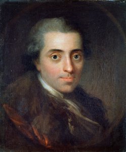 Portrait of Johannes Ewald, Danish poet بواسطة إريك باولسن