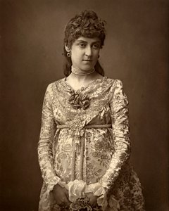 أنجيلا فنتون ، الممثلة البريطانية ، 1887. بواسطة إرنست بارود