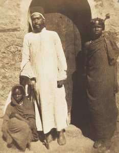 أبو نبوت وعبيد في القاهرة ، 22 أبريل 1852.