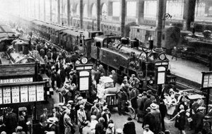 وصول القطار إلى المحطة الشمالية ، باريس ، 1931.