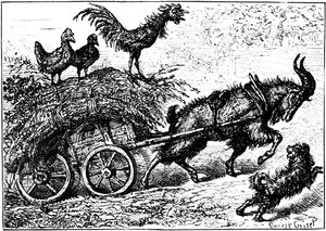 رسم توضيحي من كتاب الأطفال Little Bo-Peep ، c1880. بواسطة إرنست هنري جريسيت