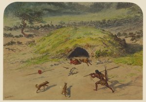 مشهد ما قبل التاريخ ، 1871 بواسطة إرنست هنري جريسيت
