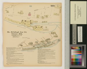 Octoraro Mills، Rowlandville، Maryland، Hexamer General Surveys، 1876 بواسطة إرنست هيكسامير