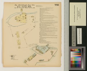 West Amwell Mill ، Big Elk Creek ، Maryland ، Hexamer General Surveys ، 1876 بواسطة إرنست هيكسامير