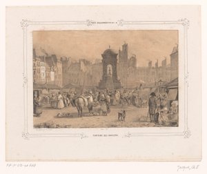 منظر لـ Fontaine des Innocents في باريس Fontaine des innocents (العنوان على الكائن) بواسطة أوبيرت وسي.