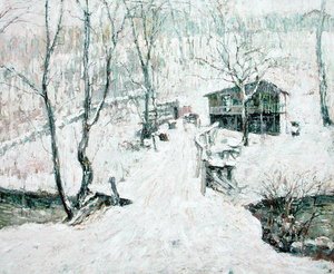 مشهد البلد ، الشتاء بواسطة ارنست لوسون