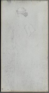 كراسة الرسم ، الصفحة 35: دراسة الرأس. بواسطة جان لويس إرنست ميسونييه