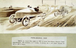 The Paris-Madrid race بواسطة إرنست مونتوت