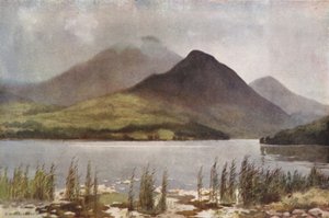 بحيرة باسنثويت و Skiddaw (لون ليثو) بواسطة إرنست ويليام هاسلهوست