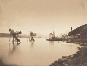 Pecheries في Kiretch-Bournou Bosphore ، أوروبا مصايد الأسماك في Kiretch-Bournou ... ، 1854. بواسطة إرنست دي كارانزا
