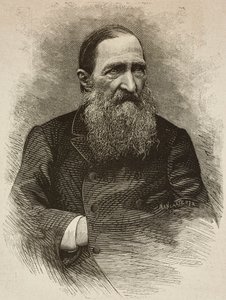 الشاعر جوزيف إغناسي كراسزيوسكي (1812-1887) في جنيف في 19 مارس ، نقش لإرنستو مانكاستروببا من صورة رومارولو ، من L