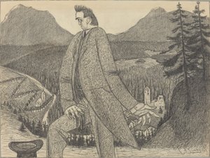رجل المرتفعات ، 1906. بواسطة إرنست بارلاخ