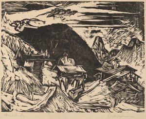 مرعى جبال الألب ، 1918. بواسطة إرنست لودفيج كيرشنر
