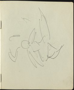 صفحة الراقصين وفناني الأداء من كراسة الرسم ، ج. 1911. بواسطة إرنست لودفيج كيرشنر