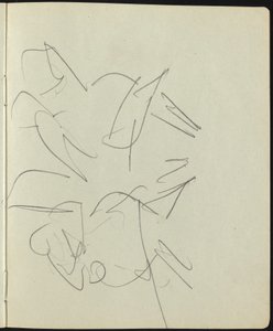 صفحة الراقصين وفناني الأداء من كراسة الرسم ، ج. 1911. بواسطة إرنست لودفيج كيرشنر