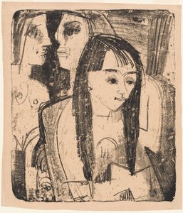 صورة لفتاة ، 1921. بواسطة إرنست لودفيج كيرشنر