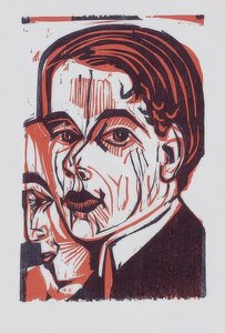 رأس ذكر (صورة ذاتية). 1926 بواسطة إرنست لودفيج كيرشنر