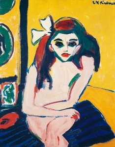 Marcella, by Ernst Ludwig Kirchner (1880-1938) بواسطة إرنست لودفيج كيرشنر