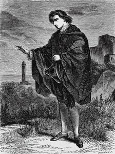 رسم توضيحي لـ Entail ، رواية كتبها إرنست ثيودور أماديوس هوفمان (1776-1822) ، نقش بواسطة إرنست تيودور أماديوس هوفمان