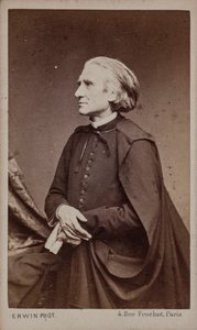 صورة للملحن فرانز ليزت 1811-1886. بواسطة اروين هانفستاينجل