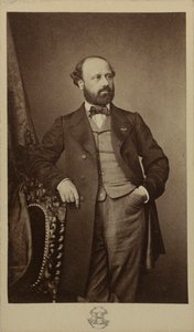 صورة للمؤلف فرانسوا بازين 1816-1878 ، حوالي 1760. بواسطة اروين هانفستاينجل