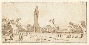 منظر لـ Spaarnwoude بواسطة Esaias van de Velde