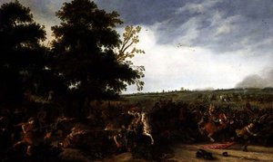 قتال مشاة الفرسان ، 1630 بواسطة Esaias van de Velde