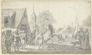 سوق الخيل بواسطة Esaias van de Velde