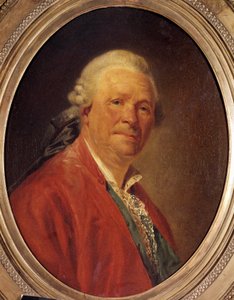 صورة ريتر كريستوف ويليبالد فون غلوك (1714-1787) لوحة الملحن الألماني إيتيان أوبري (1745-1781) القرن الثامن عشر. قاتمة. 0.62x0.52 م.