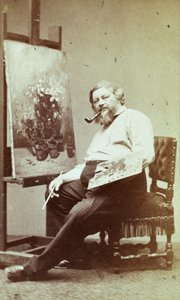 غوستاف كوربيه ، 1860. بواسطة إتيان كارات