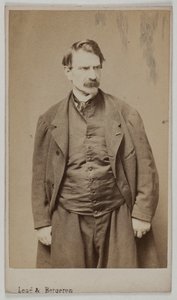 بورتريه لفرانسوا دلسارتي، حوالي 1870-90 (طبعة زلالية) بواسطة إتيان كارات