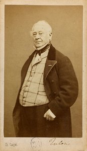 صورة للمؤلف وعازف الفلوت جان لويس تولو 1786-1865 ، حوالي 1860. بواسطة إتيان كارات