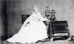 سارة برنهاردت (1844-1923) في دور ماري دي نيوبورج في "روي بلاس" بقلم فيكتور هوغو (1802-85) c.1872 بواسطة إتيان كارات