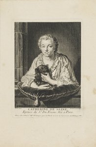صورة للممثلة مدام كوينو دوفرسن 1705-1767 ، ج. 1750.