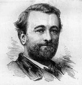 صورة بول بيرت (1833-1886) ، عالم فيزيولوجي وسياسي فرنسي. نقش بوكور في "" Le Monde Illustré "" رقم 1287 بتاريخ 26 نوفمبر